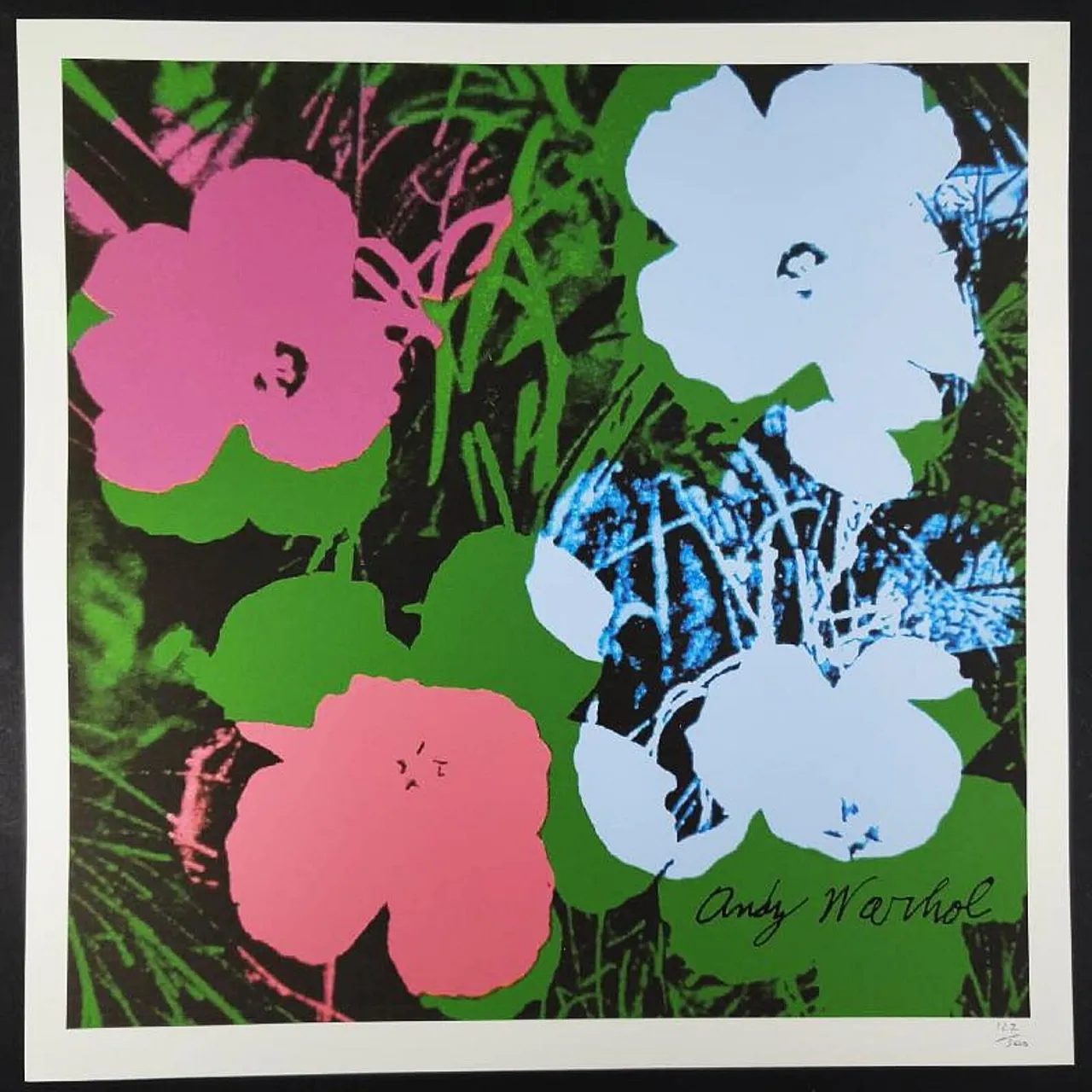 Andy Warhol Flowers limited edition lithograph by CMOA, 1980s 1