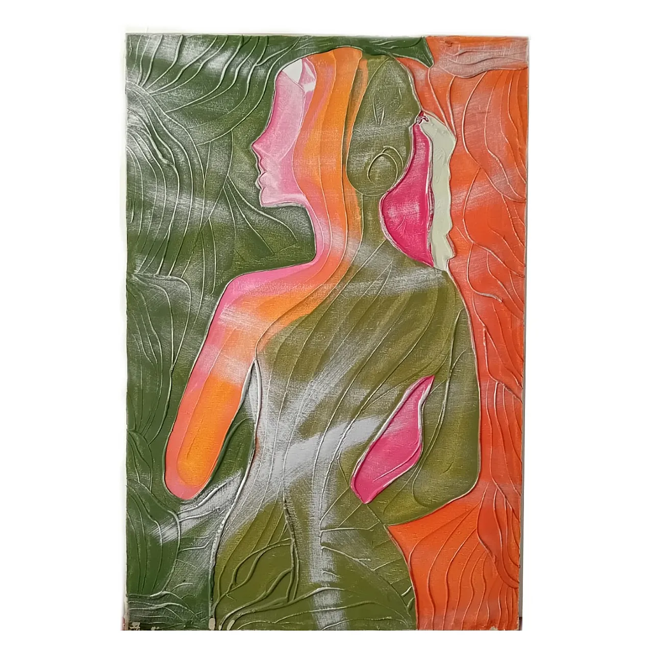 Dipinto di Gianni Gentile Uguccione Nudo di spalle 1