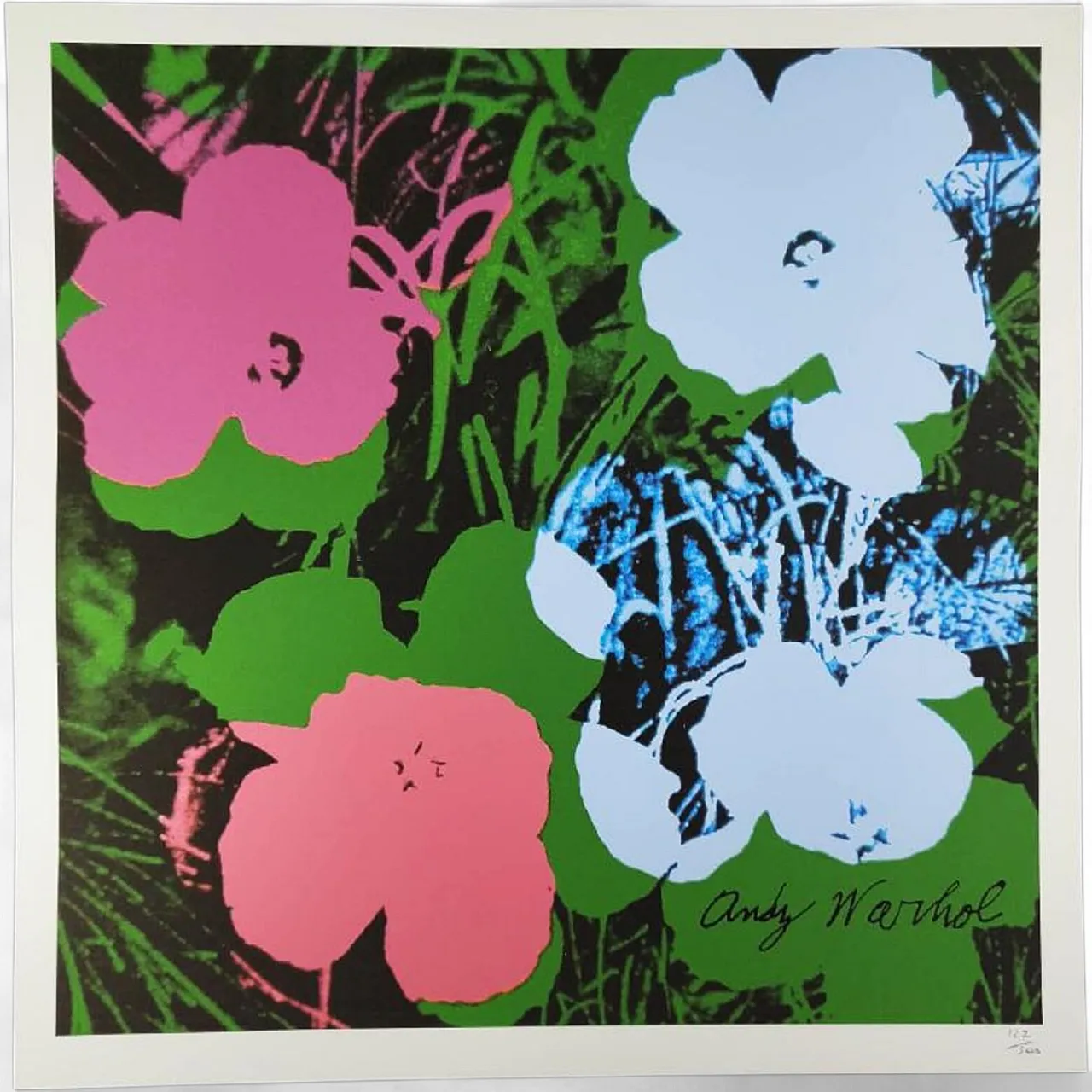 Andy Warhol Flowers limited edition lithograph by CMOA, 1980s 8
