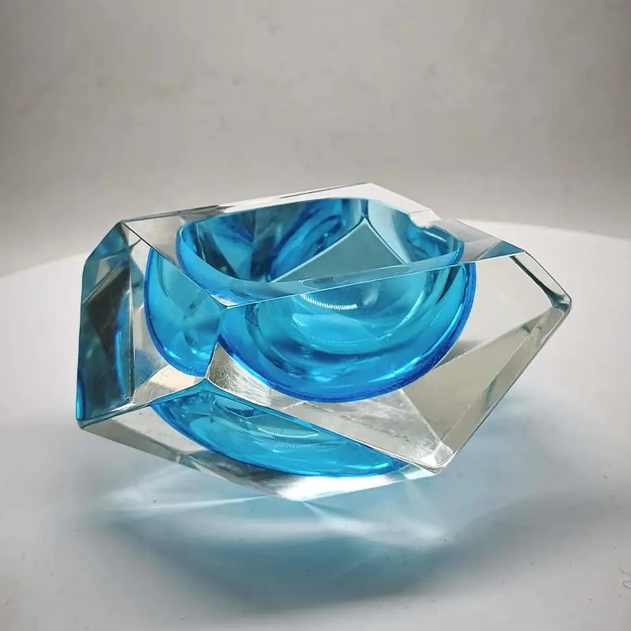 Posacenere in vetro di Murano di Flavio Poli per Seguso, anni '60 5