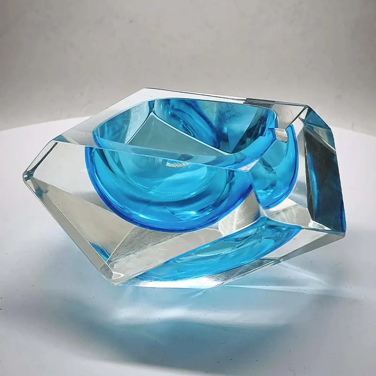 Posacenere in vetro di Murano di Flavio Poli per Seguso, anni '60 6