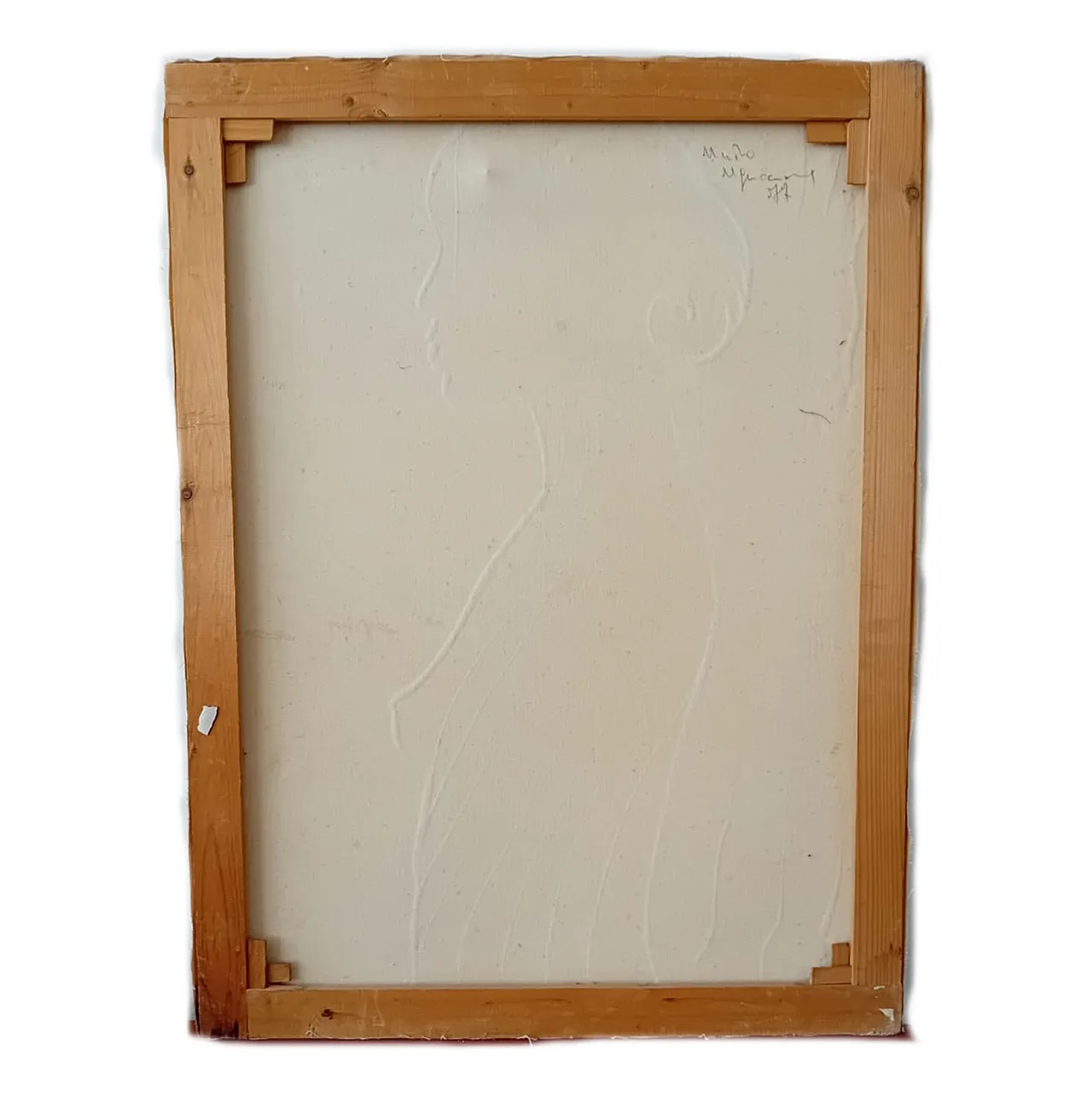 Gianni Gentile Uguccione, Nudo  femminile, tempera, 1977 2