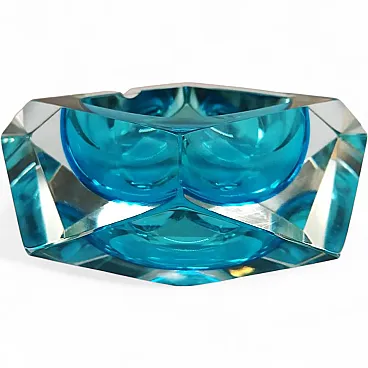 Ashtray in Murano glass by Flavio Poli for Seguso, 1960s