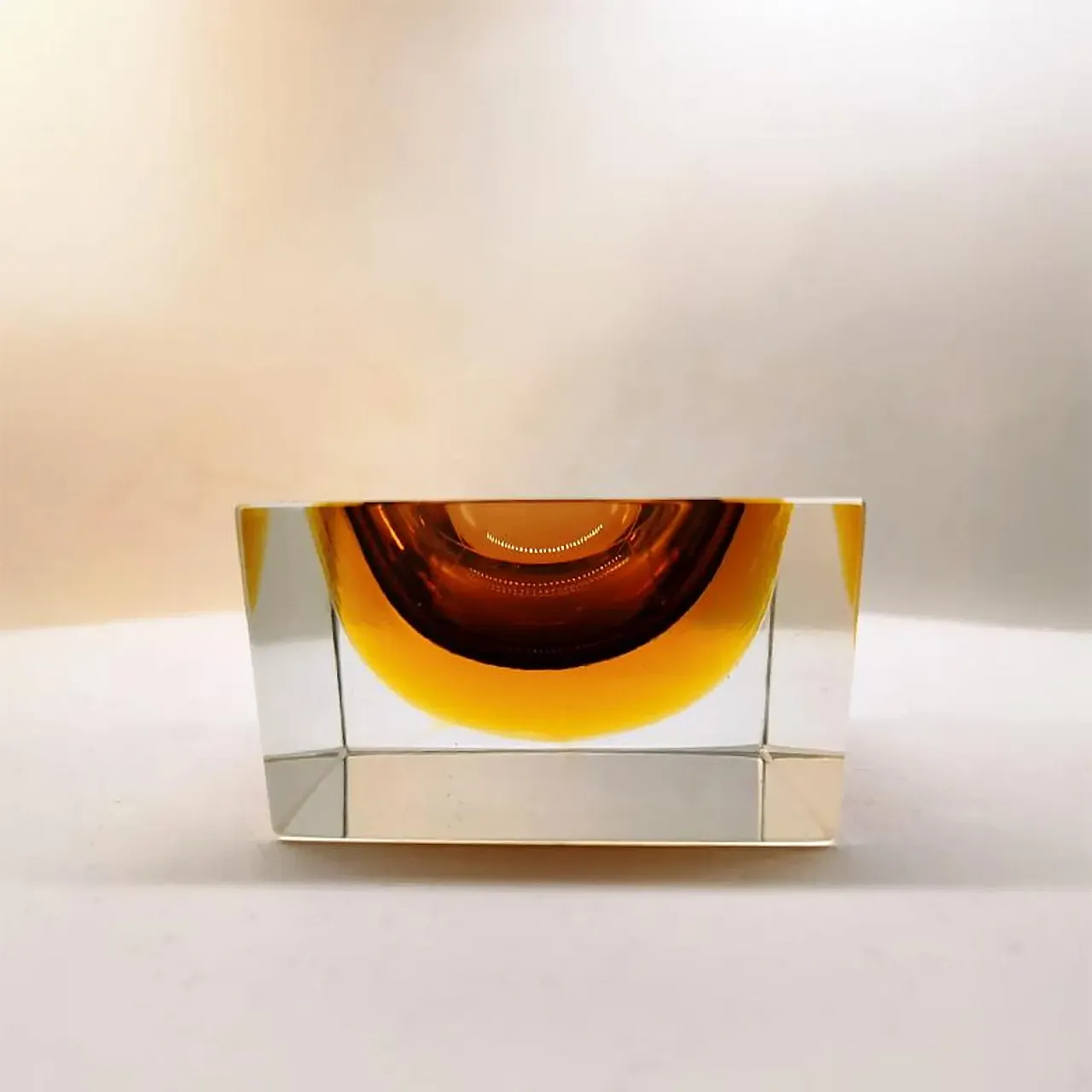 Posacenere in vetro di Murano di Flavio Poli per Seguso, anni '60 3