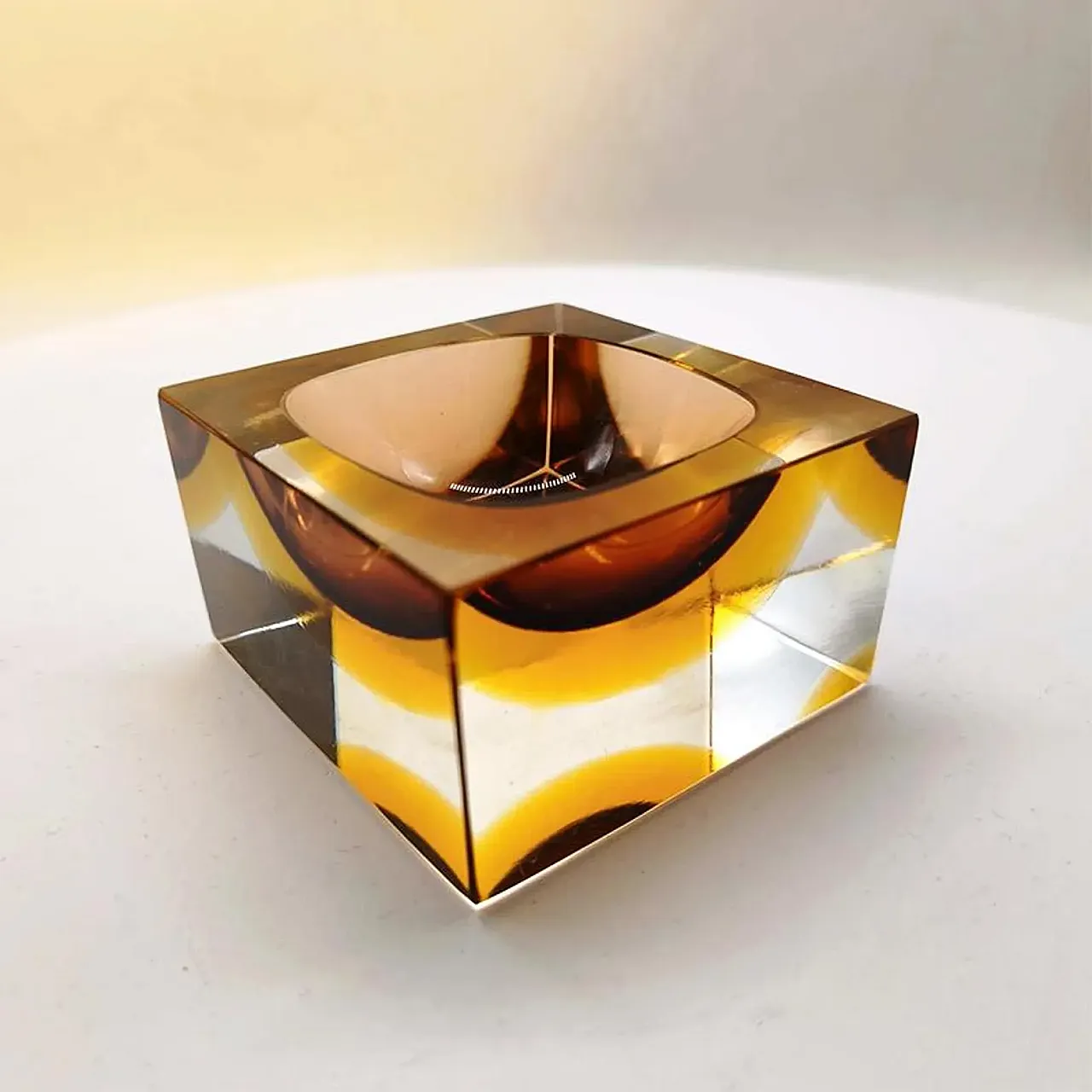 Posacenere in vetro di Murano di Flavio Poli per Seguso, anni '60 4