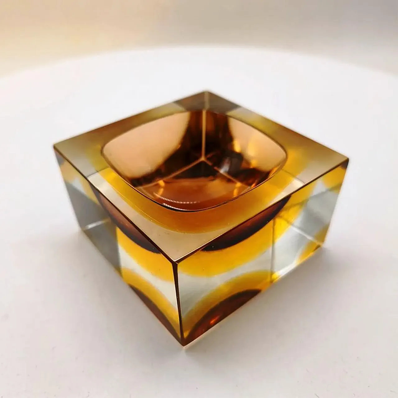 Posacenere in vetro di Murano di Flavio Poli per Seguso, anni '60 6