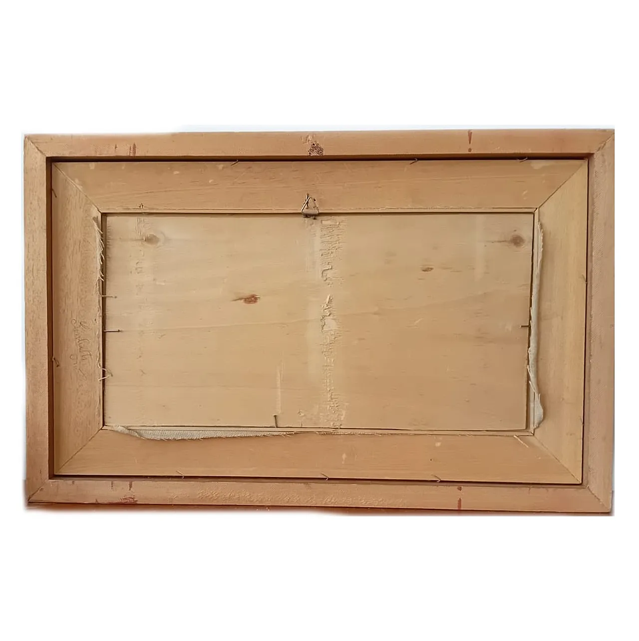 Dipinto di Sergio Difficili in cornice, anni '70 3