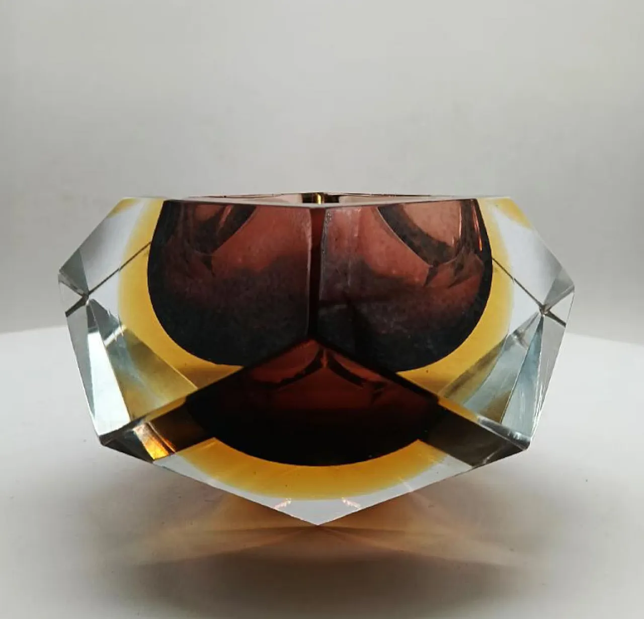 Posacenere in vetro di Murano di Flavio Poli per Seguso, anni '60 2