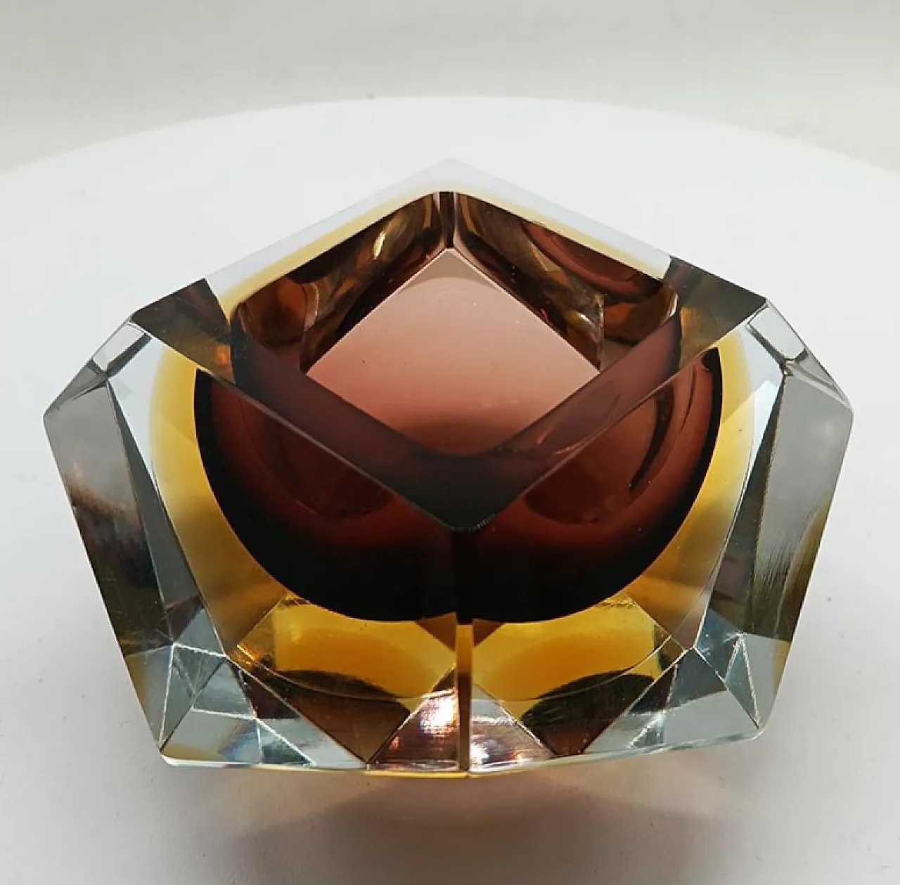 Posacenere in vetro di Murano di Flavio Poli per Seguso, anni '60 5