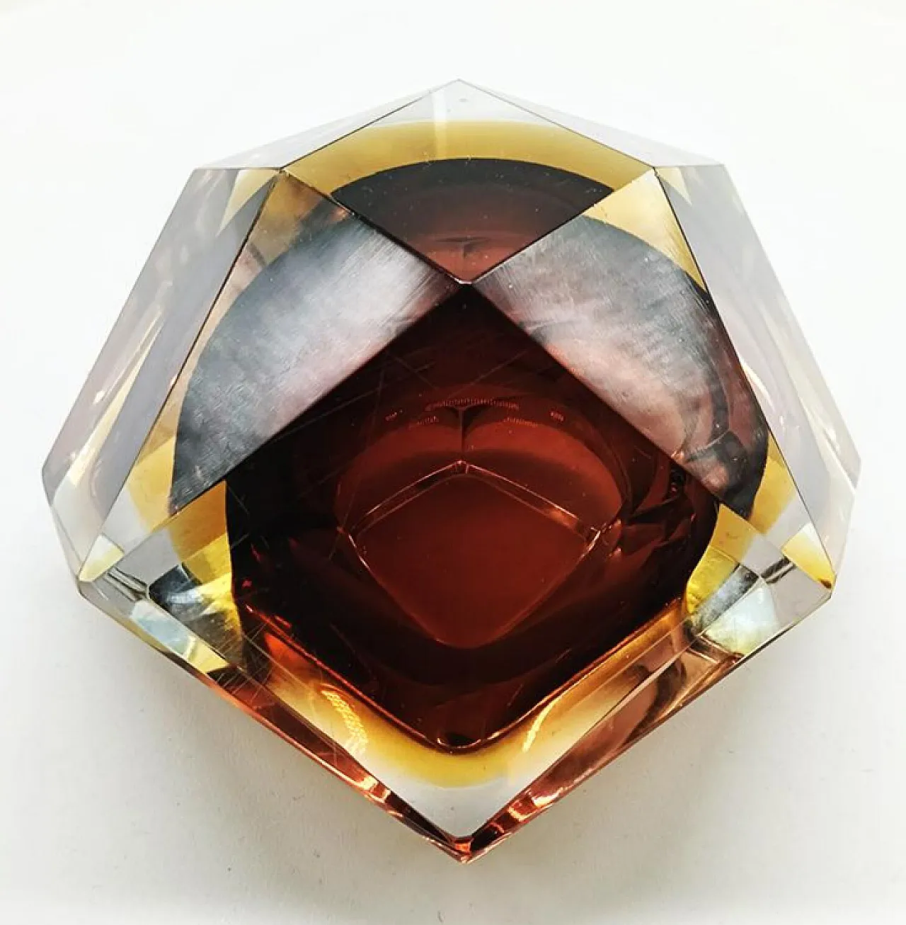 Posacenere in vetro di Murano di Flavio Poli per Seguso, anni '60 8