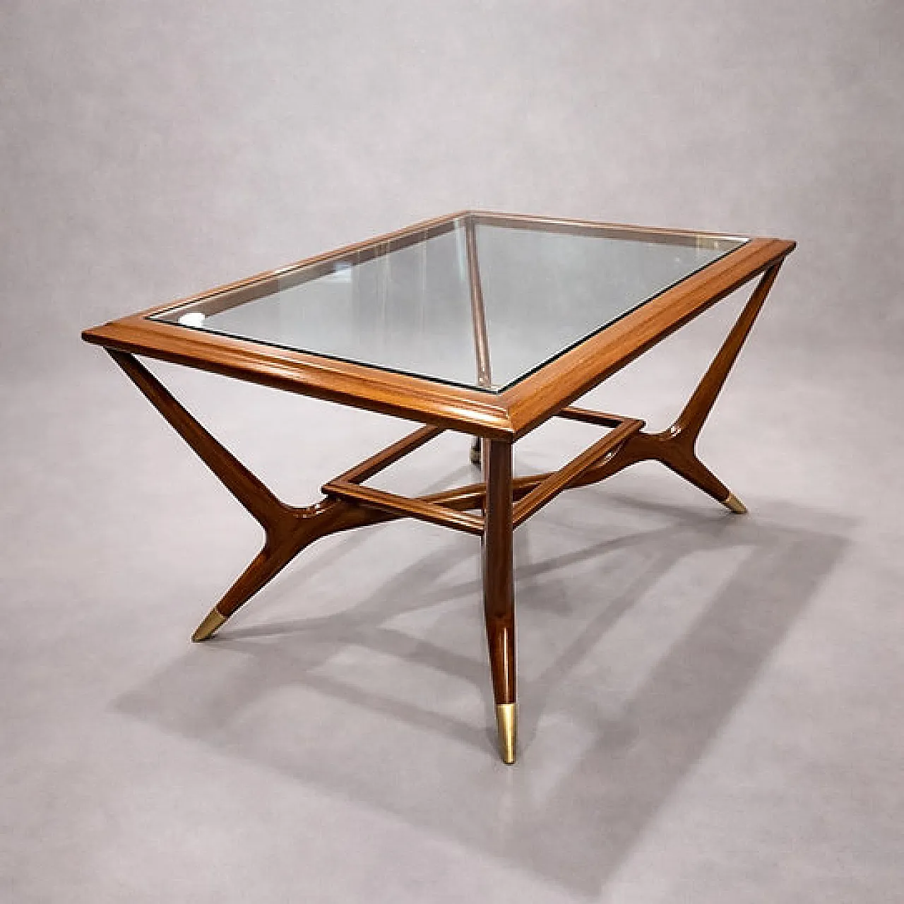 Teak coffee table, 1950s 1