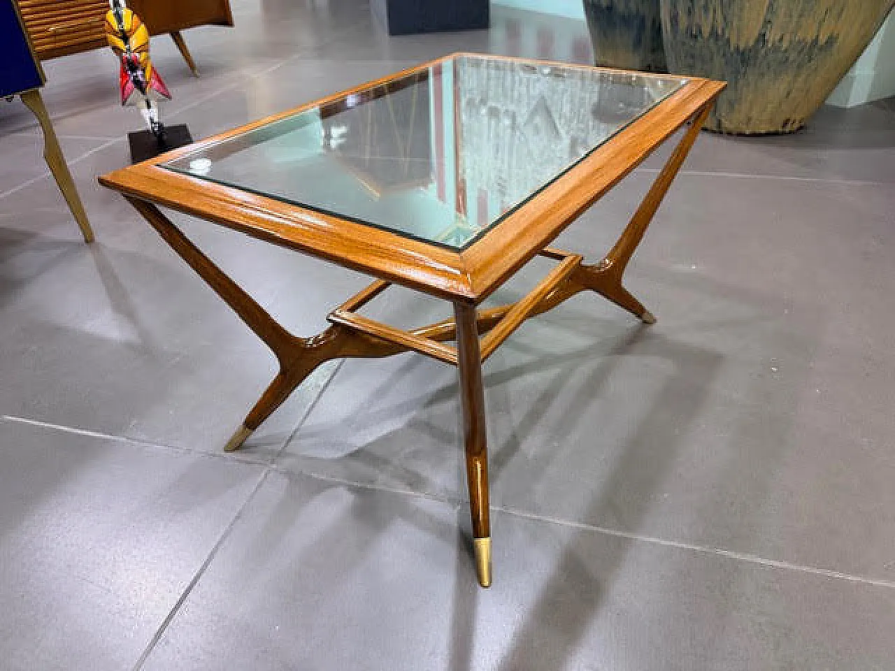 Teak coffee table, 1950s 4