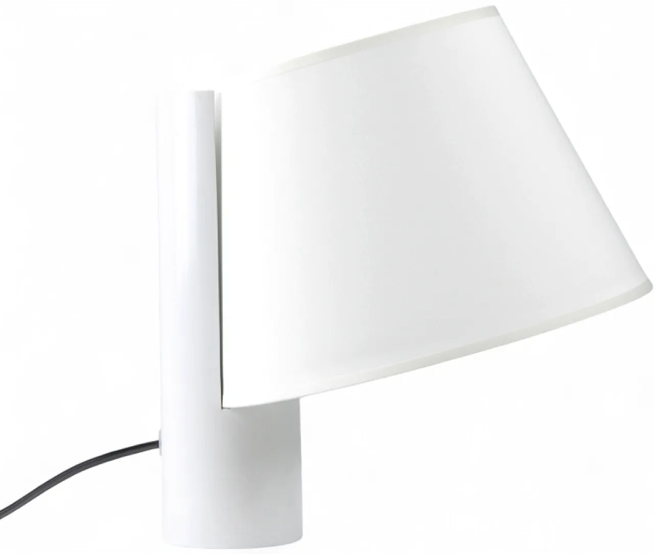 Lampada da tavolo in metallo laccato bianco, anni '60 12