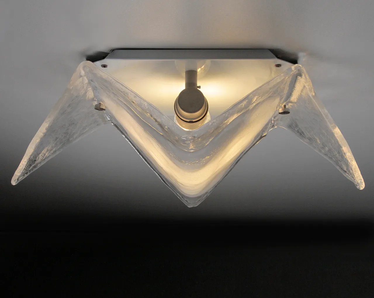 Murano glass wall sconce by Carlo Nason for Mazzega, 1970s 2