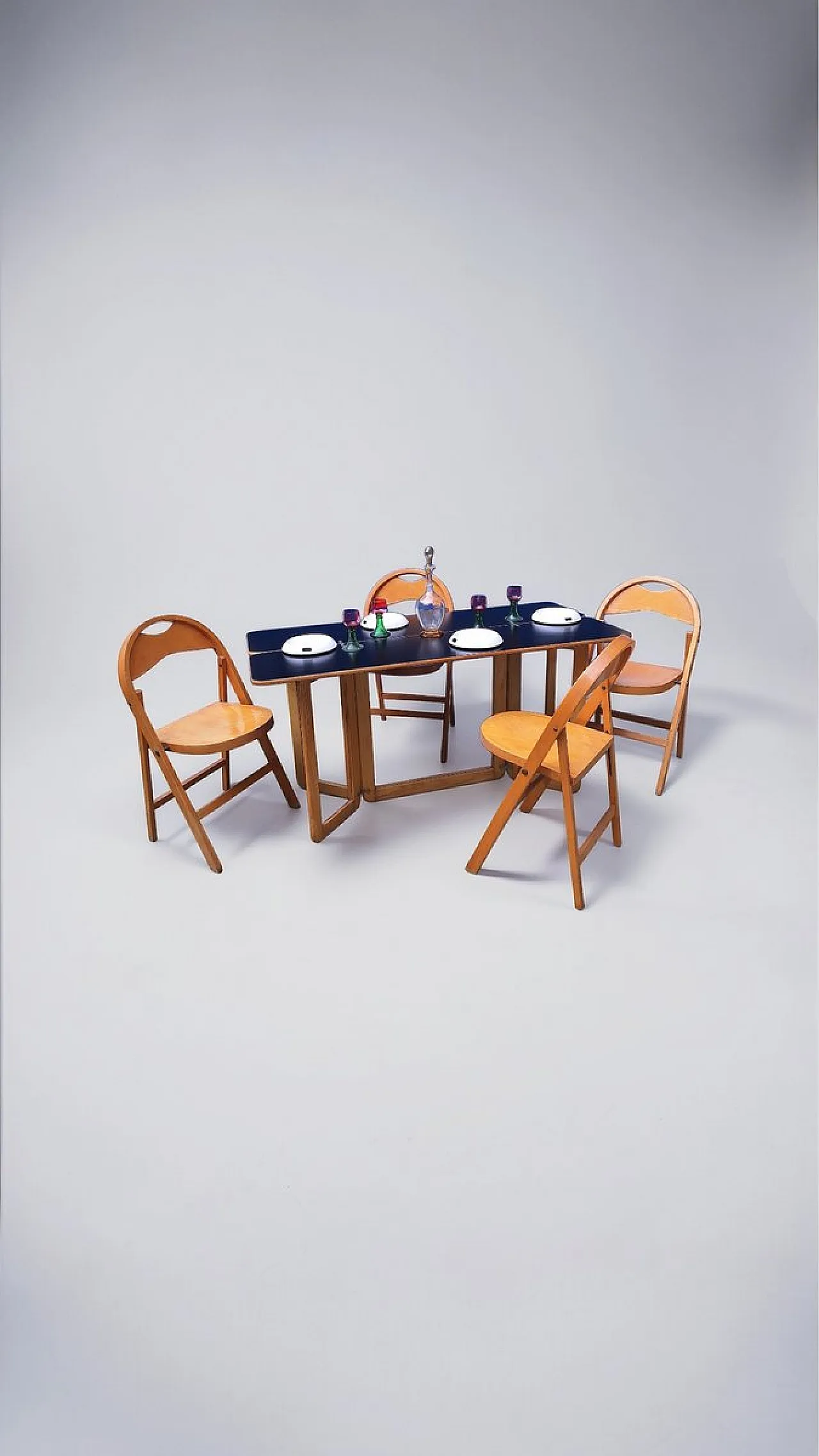 Folding table by Giovanni Offredi for MC Selvini, 1970s 6