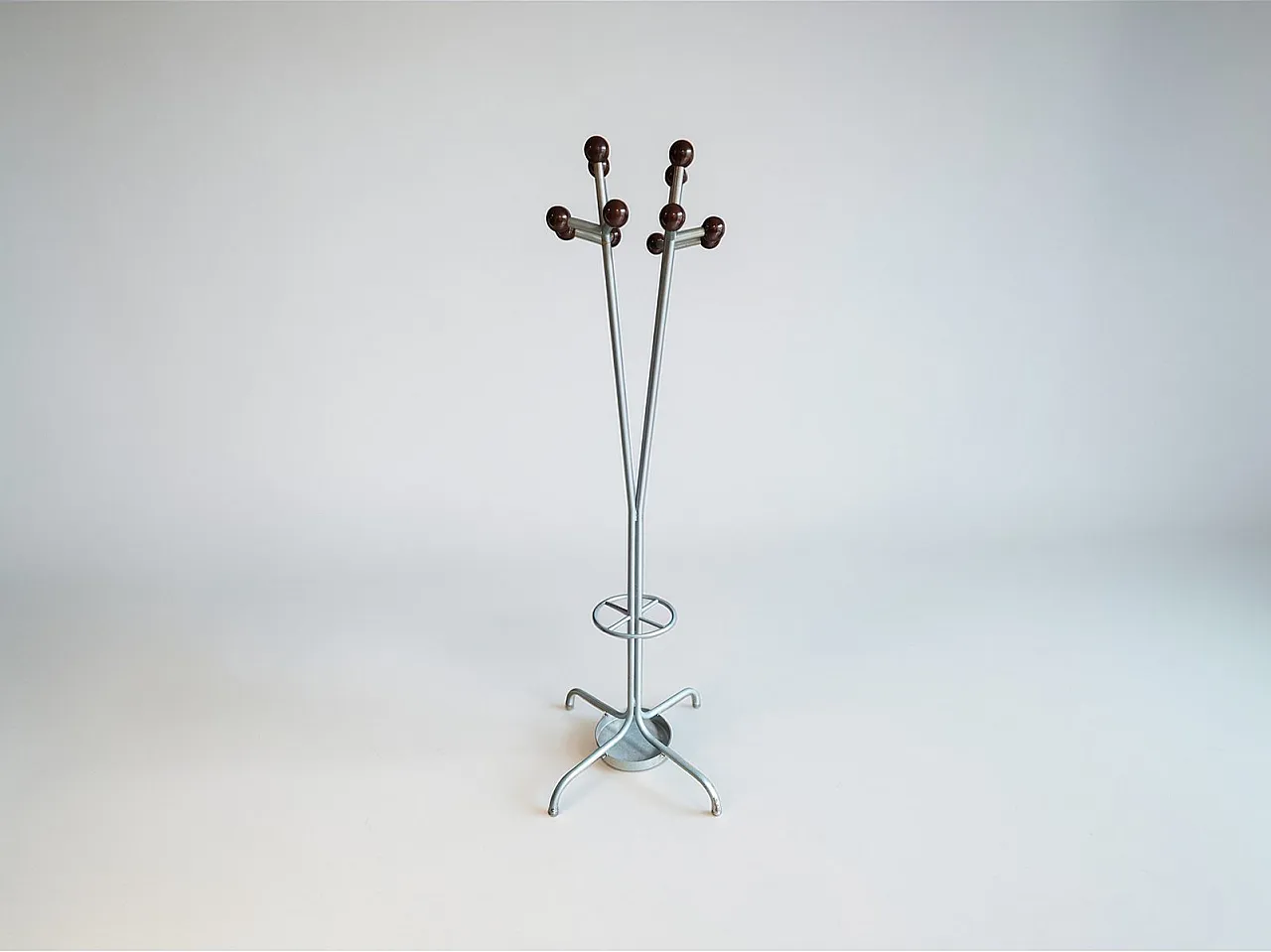 Industrial coat rack with umbrella stand, 1960s 1
