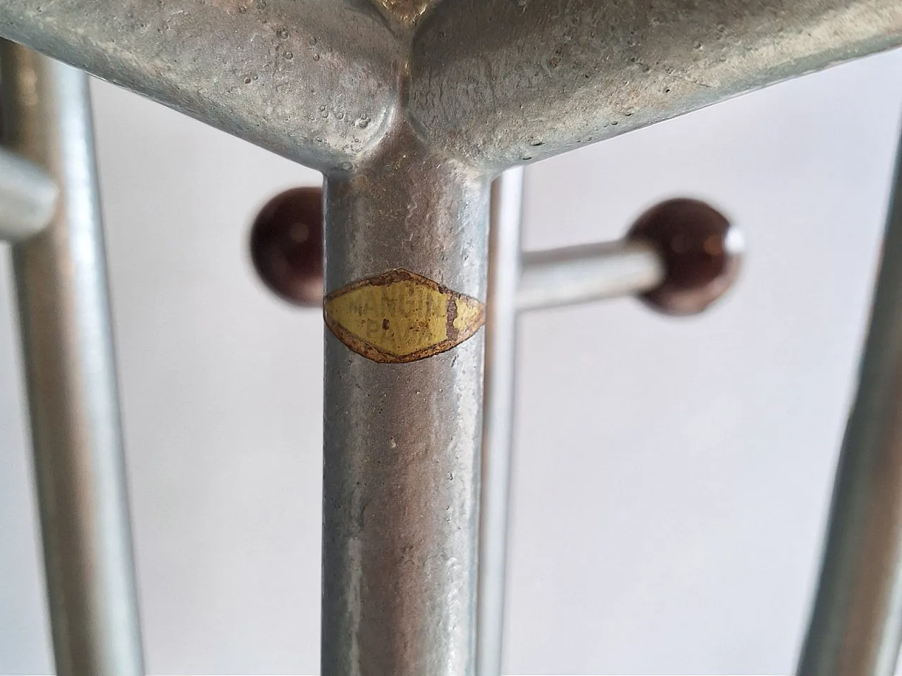 Industrial coat rack with umbrella stand, 1960s 4