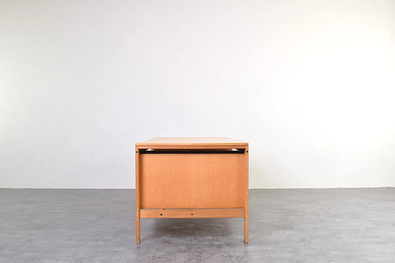 Scrivania Mid-Century in quercia di Chr. Rasmussen per Randers Møbelfabrik, anni '70. 5