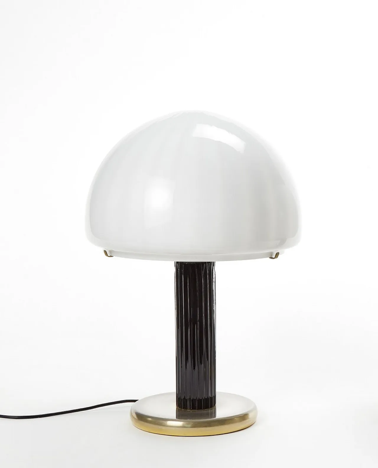 Cordonata series table lamp in brass and glass from Venini, 1970s 1