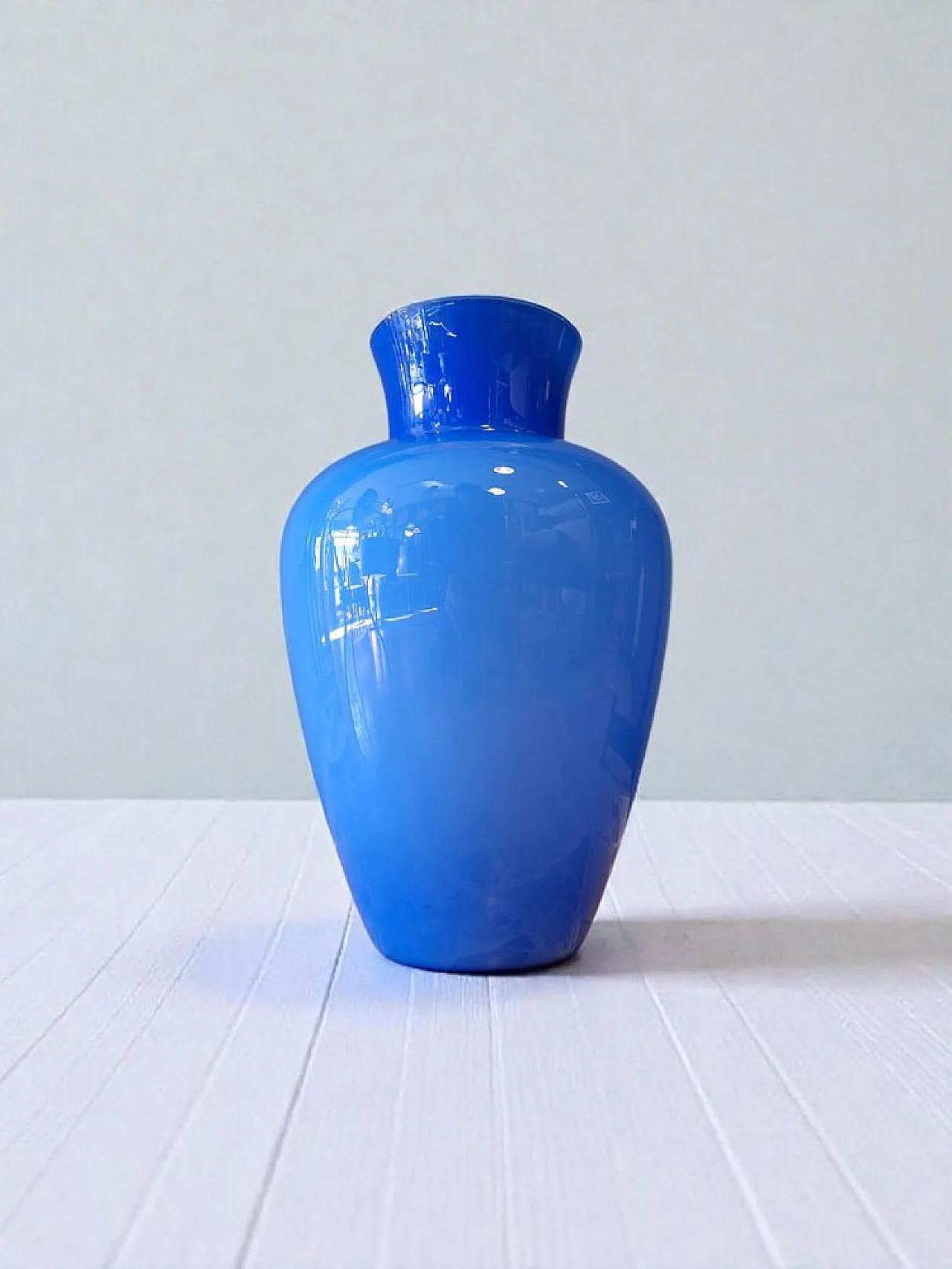 Large cased glass vase from Vistosi, 1990s 4