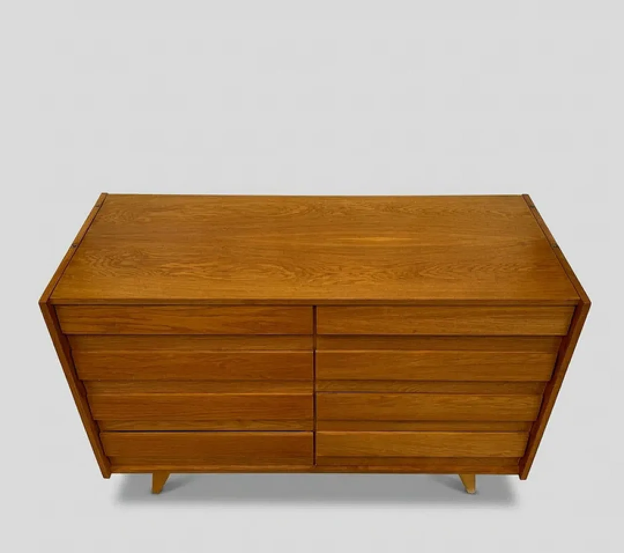 Cassettiera Mid-Century impiallacciata di Jiří Jiroutek U-453, anni 60 6