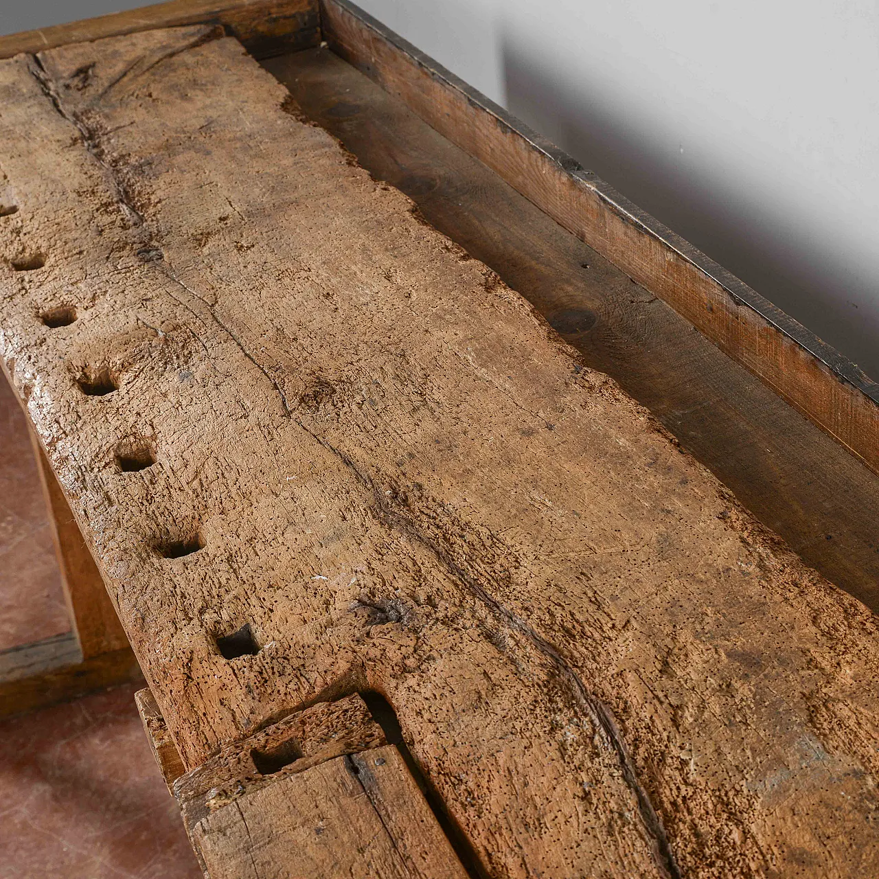 Tavolo da lavoro da falegname in legno, '900 5