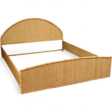 Italian double bed, 20th century