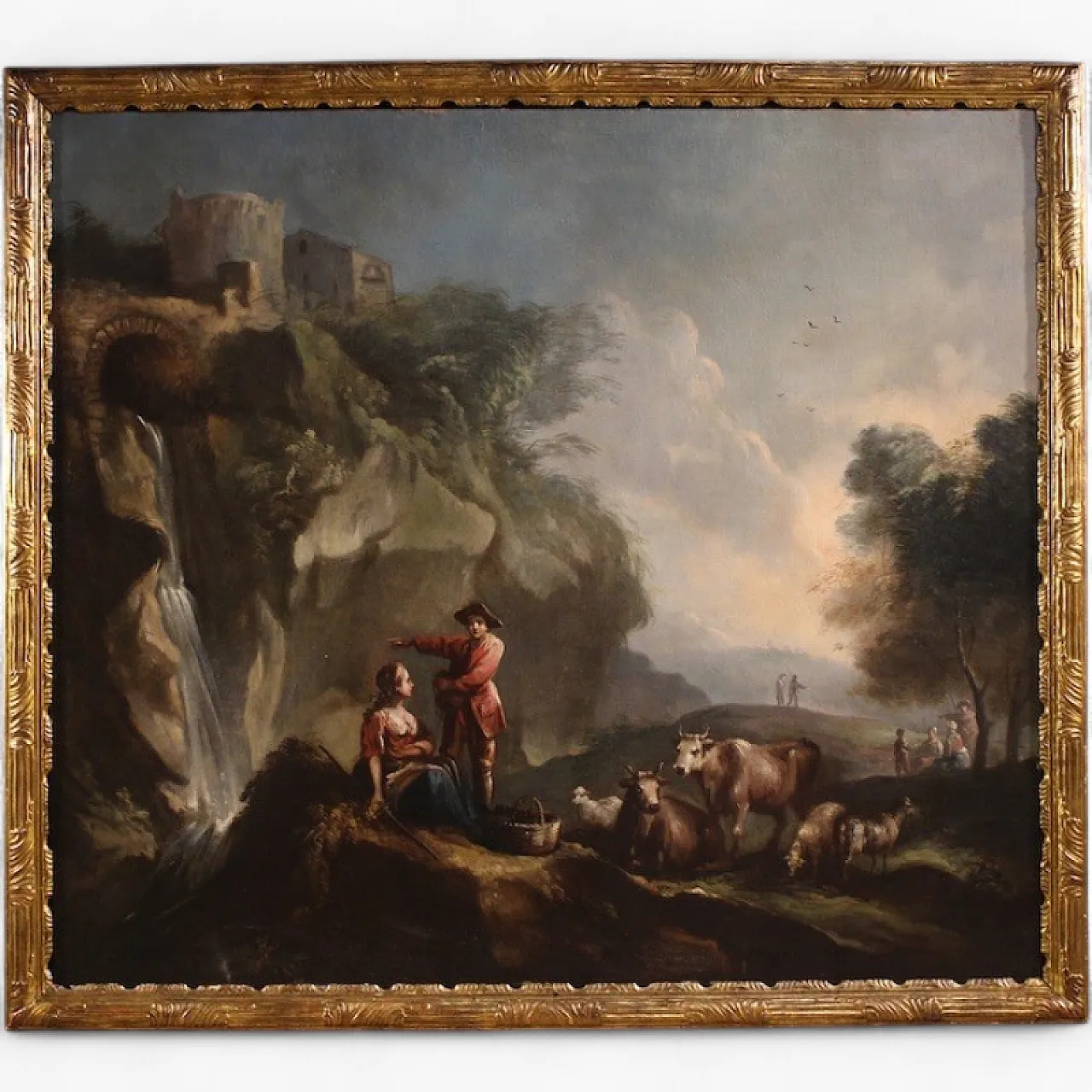 Italian painting, landscape, 18th century 15