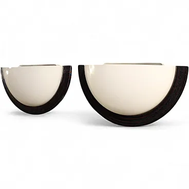 Pair of wall lights, 70s