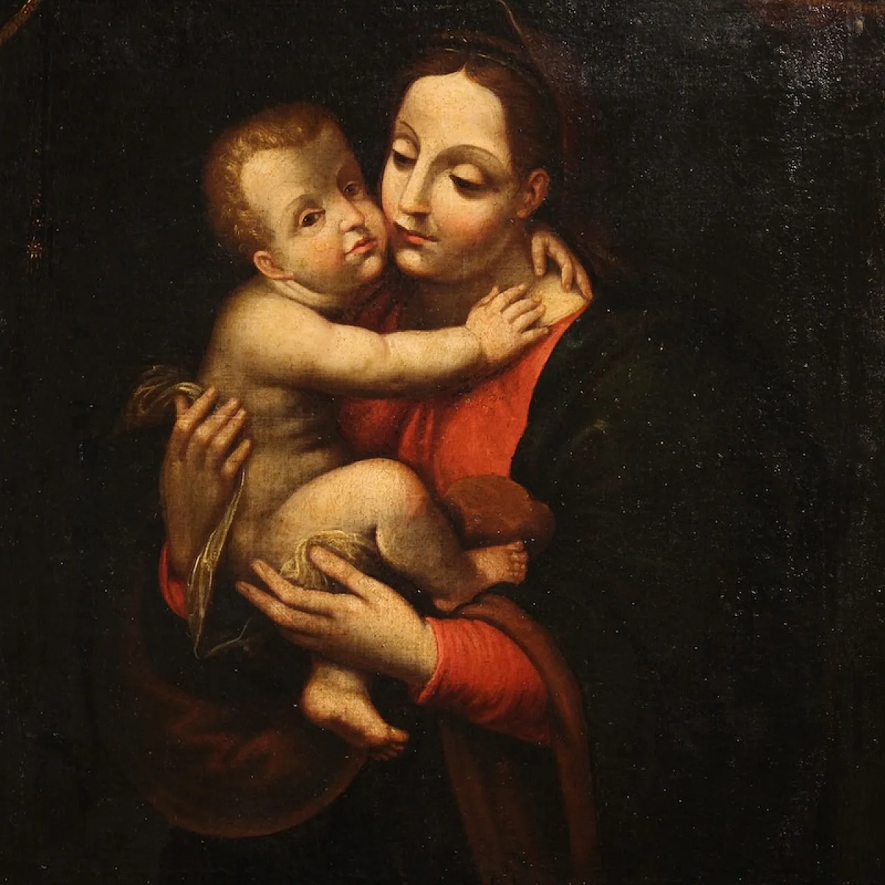 Religious painting, Madonna with child, 18th century 1