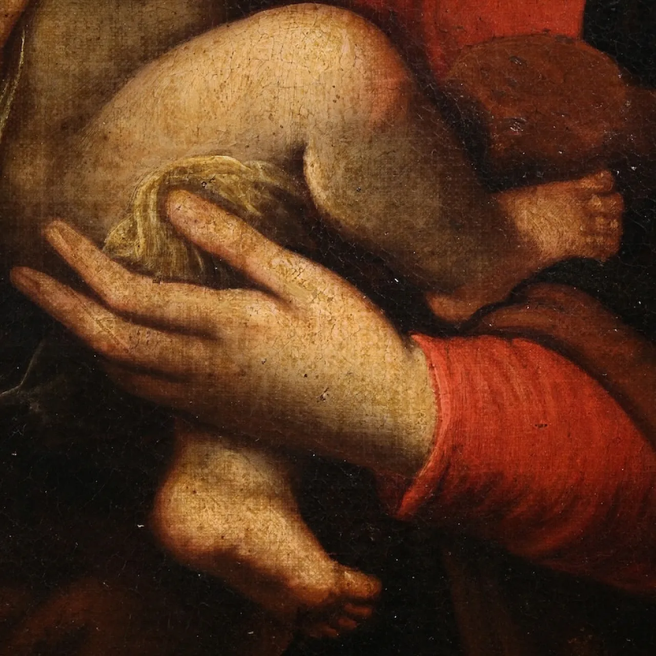 Religious painting, Madonna with child, 18th century 12