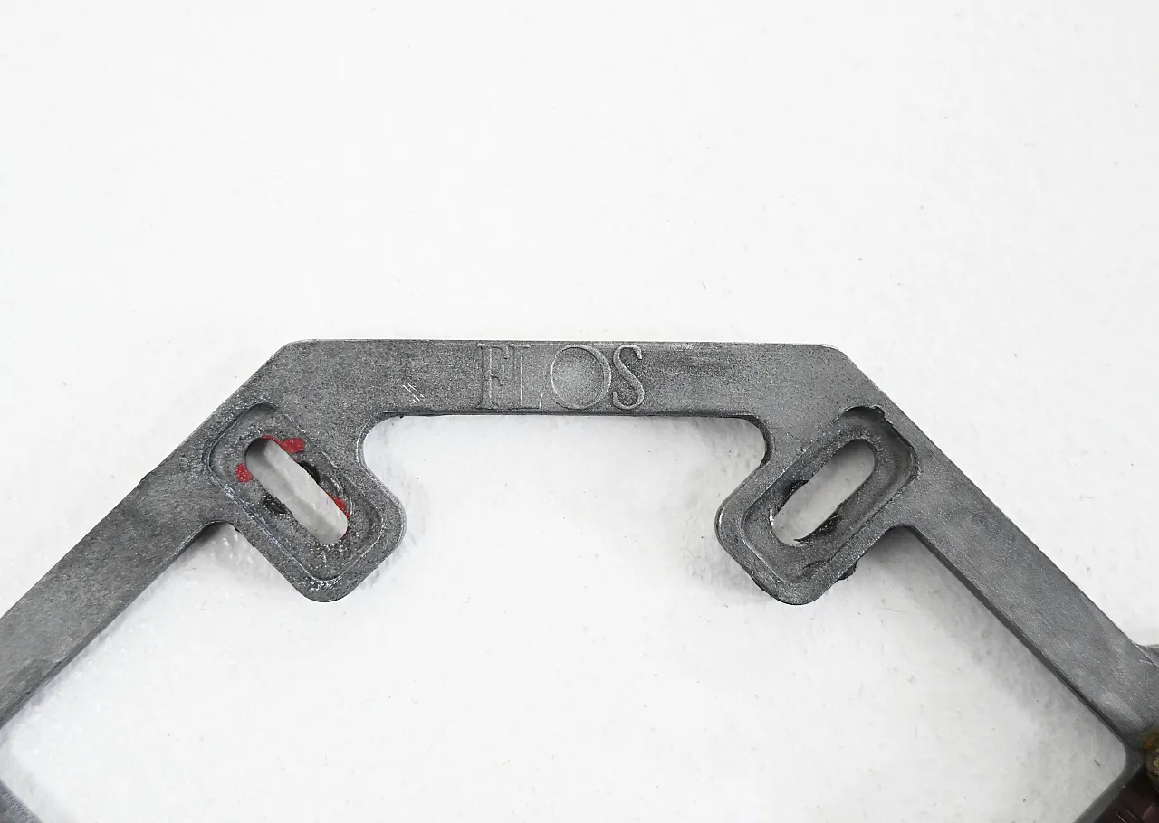Applique Foglio bianche di Tobia & Afra Scarpa per Flos, anni '60, set di 2 10