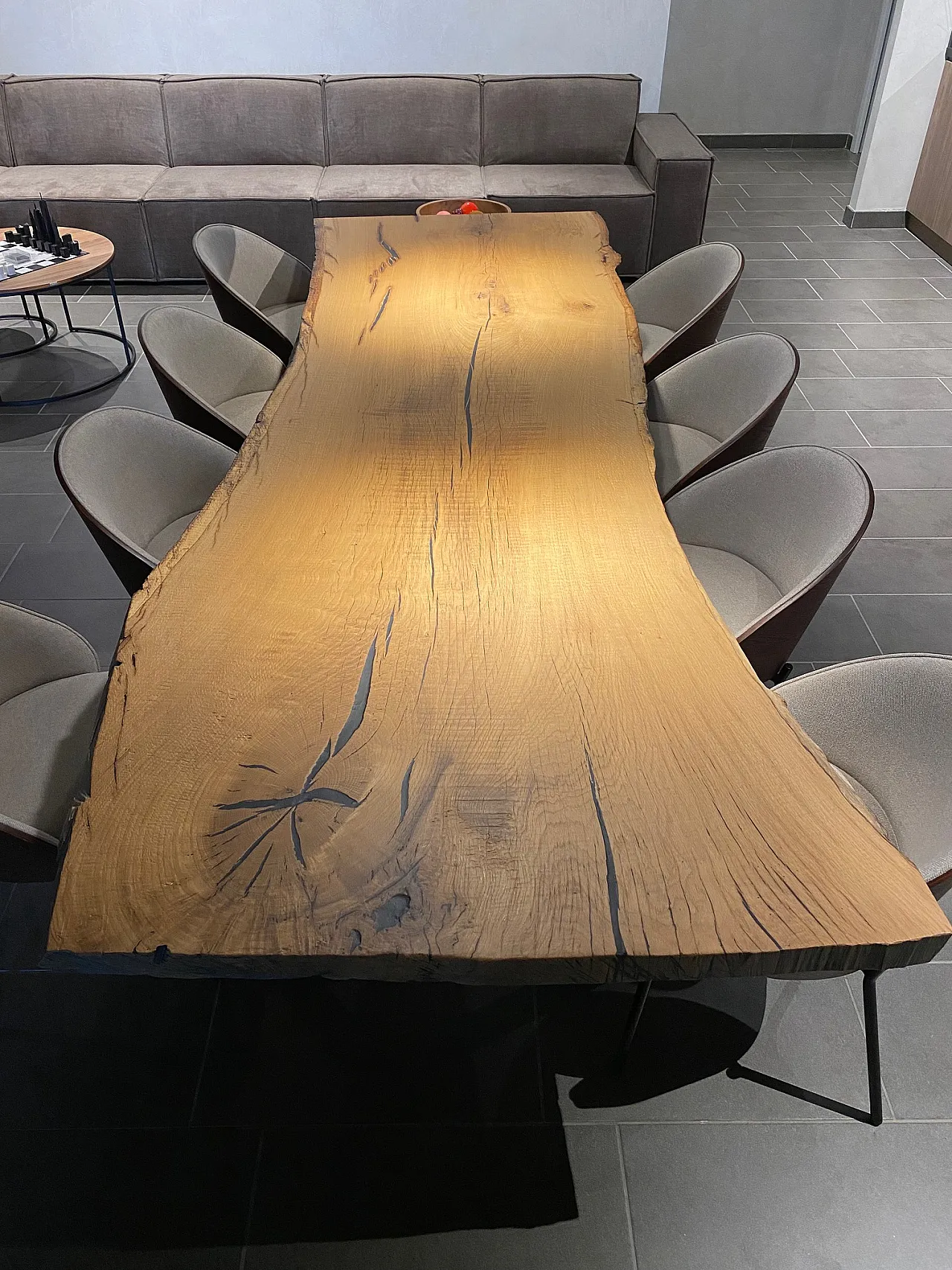Tavolo da pranzo in legno Live Edge, 2000 6