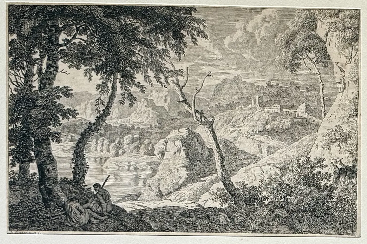 4 Etchings by Johannes (Jan)Glauber, 17th century 2