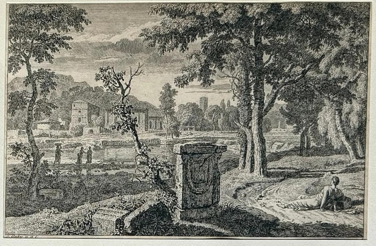4 Etchings by Johannes (Jan)Glauber, 17th century 3