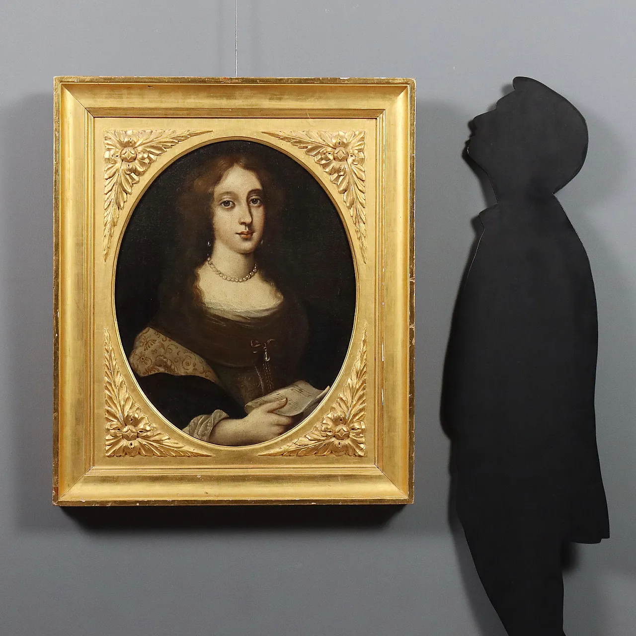 Portrait of a Woman with Sheet Music, oil on canvas, 18th century 2