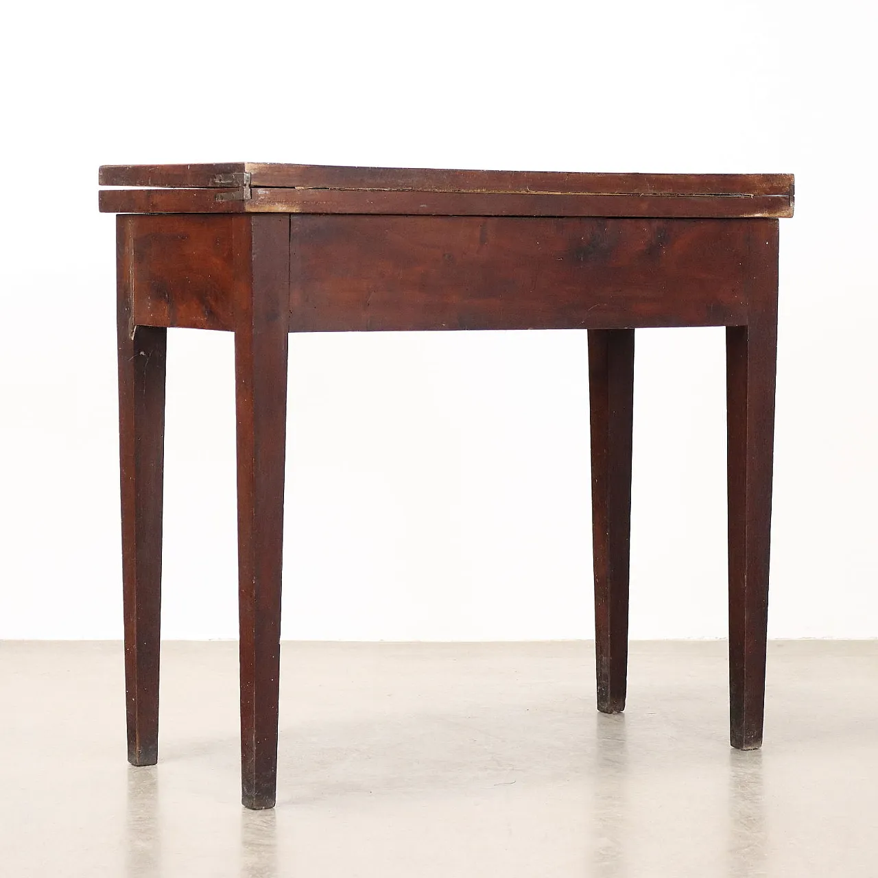 Game table with openable walnut top, 19th century 10