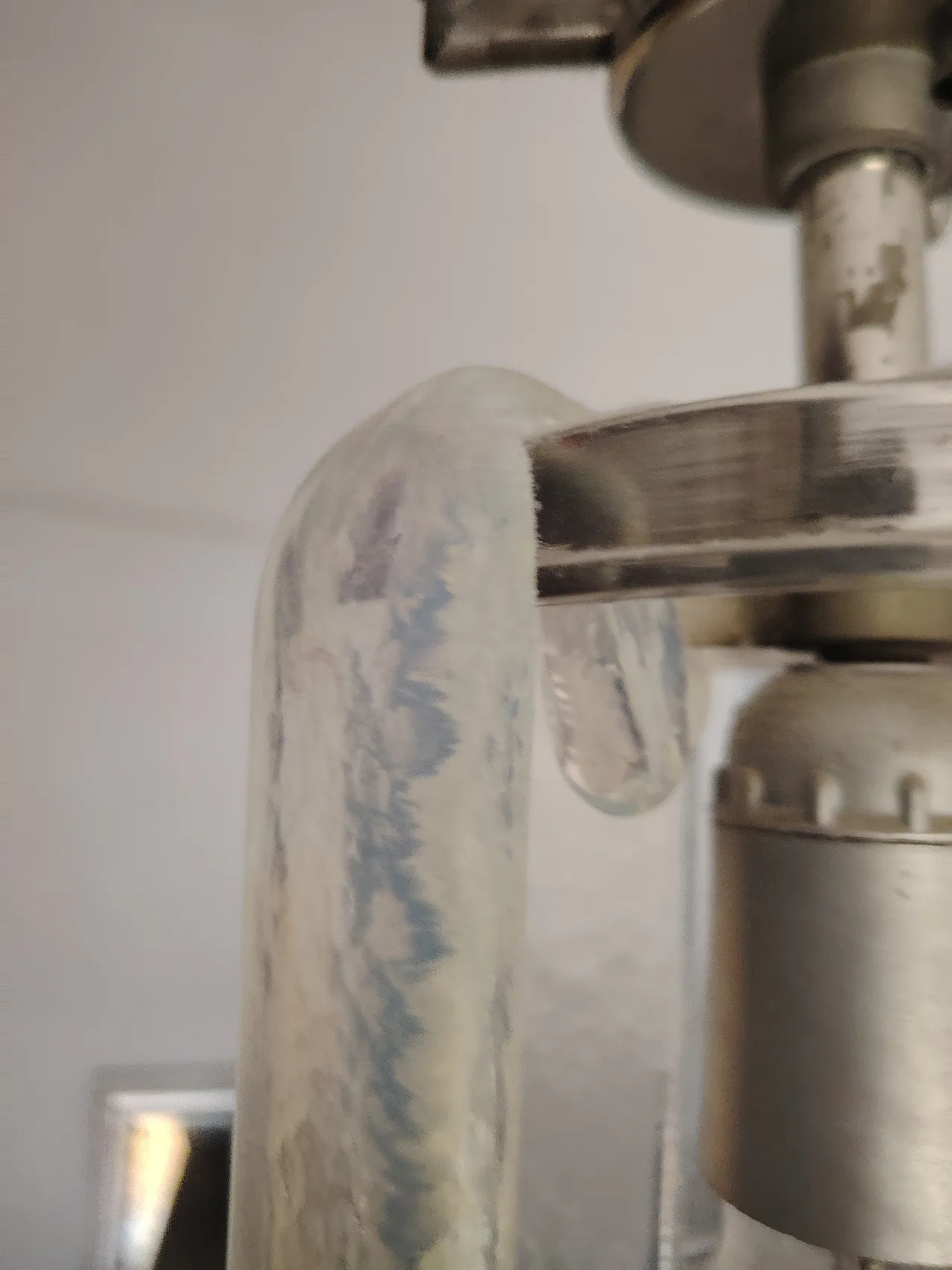 Lampada a sospensione Water Fall di Nason per Mazzega, anni '60 9