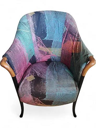 Poltrona di Umberto Asnago per di Giorgetti linea Progetti, anni '70