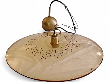 La Murrina chandelier Murano glass and brass, 1970s