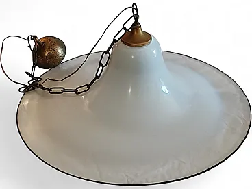 Ufo chandelier in layered Murano glass, 1970s