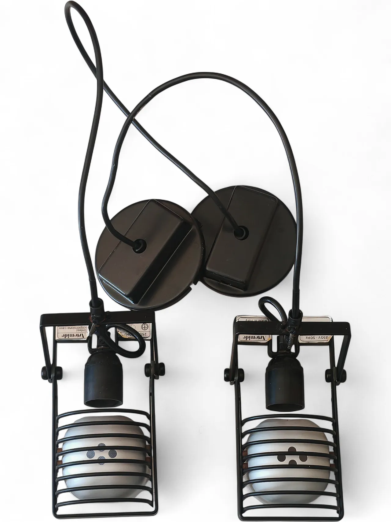 Coppia di Lampade Artemide Sintesi di Ernesto Gismondi, anni '70 6