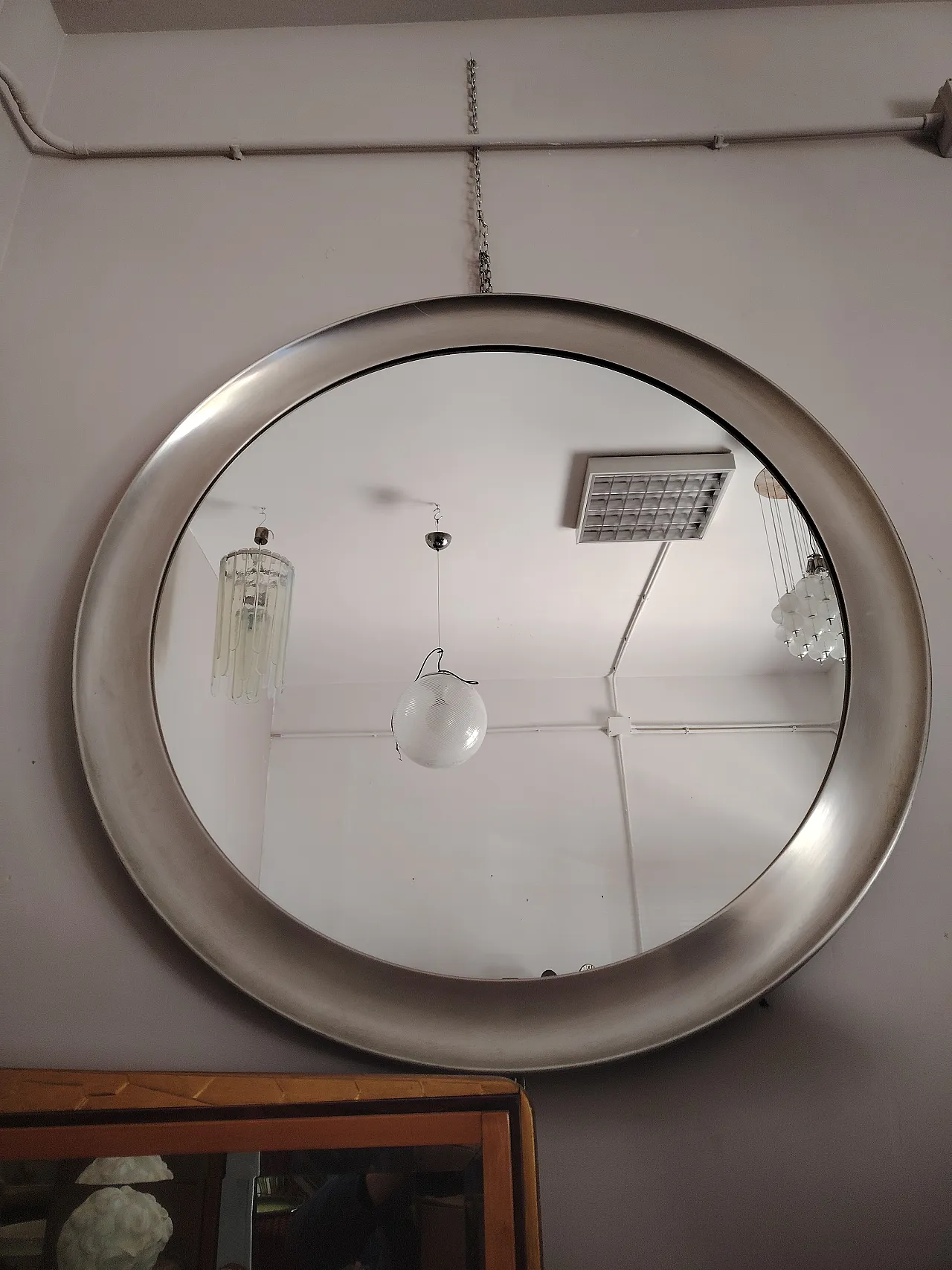 Specchio di Sergio Mazza per Artemide, anni '70 2