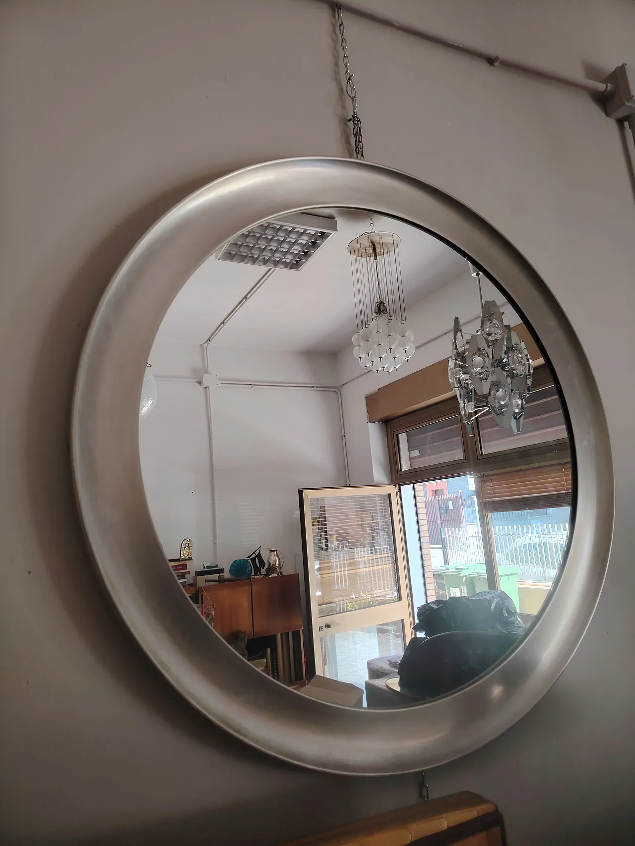 Specchio di Sergio Mazza per Artemide, anni '70 3