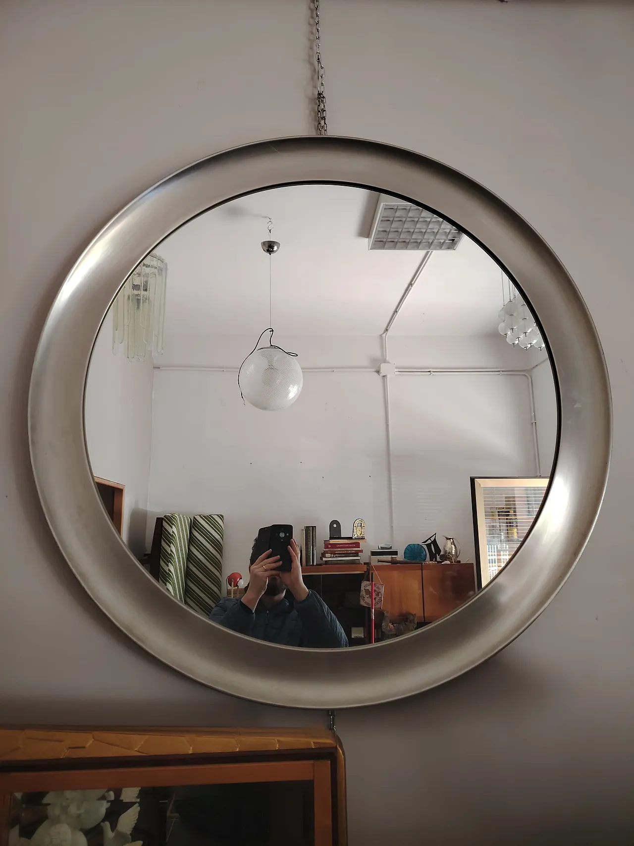 Specchio di Sergio Mazza per Artemide, anni '70 7
