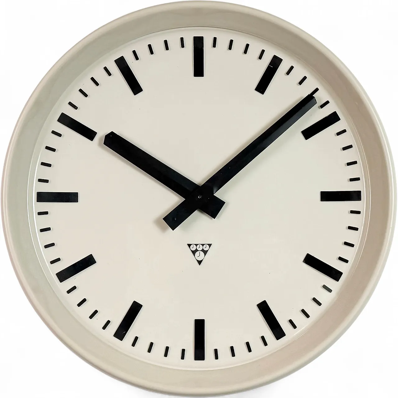 Large Industrial Bakelite Factory Wall Clock from Pragotron, 1960s 18