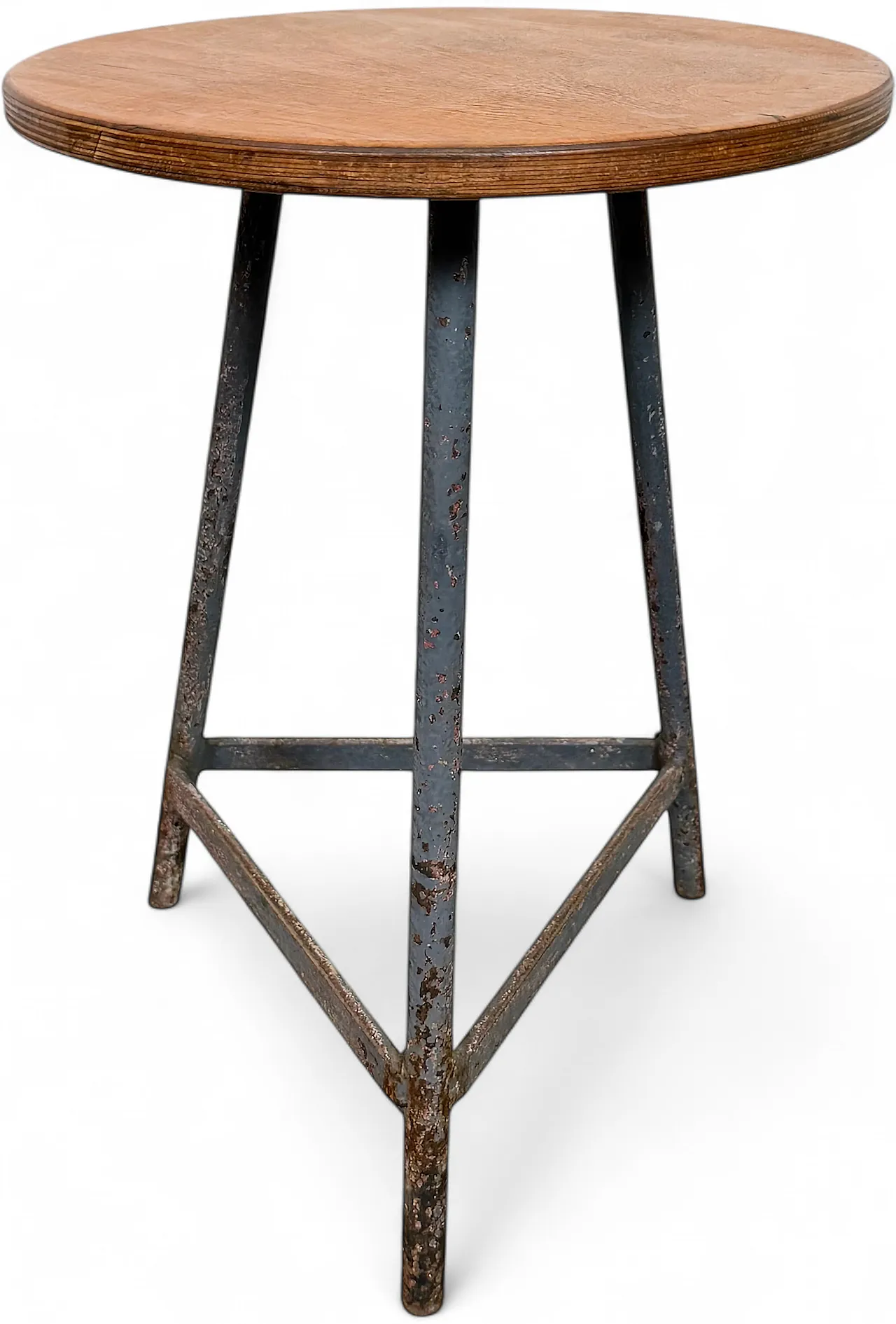 Grey Industrial Workshop Stool, 1960s 14