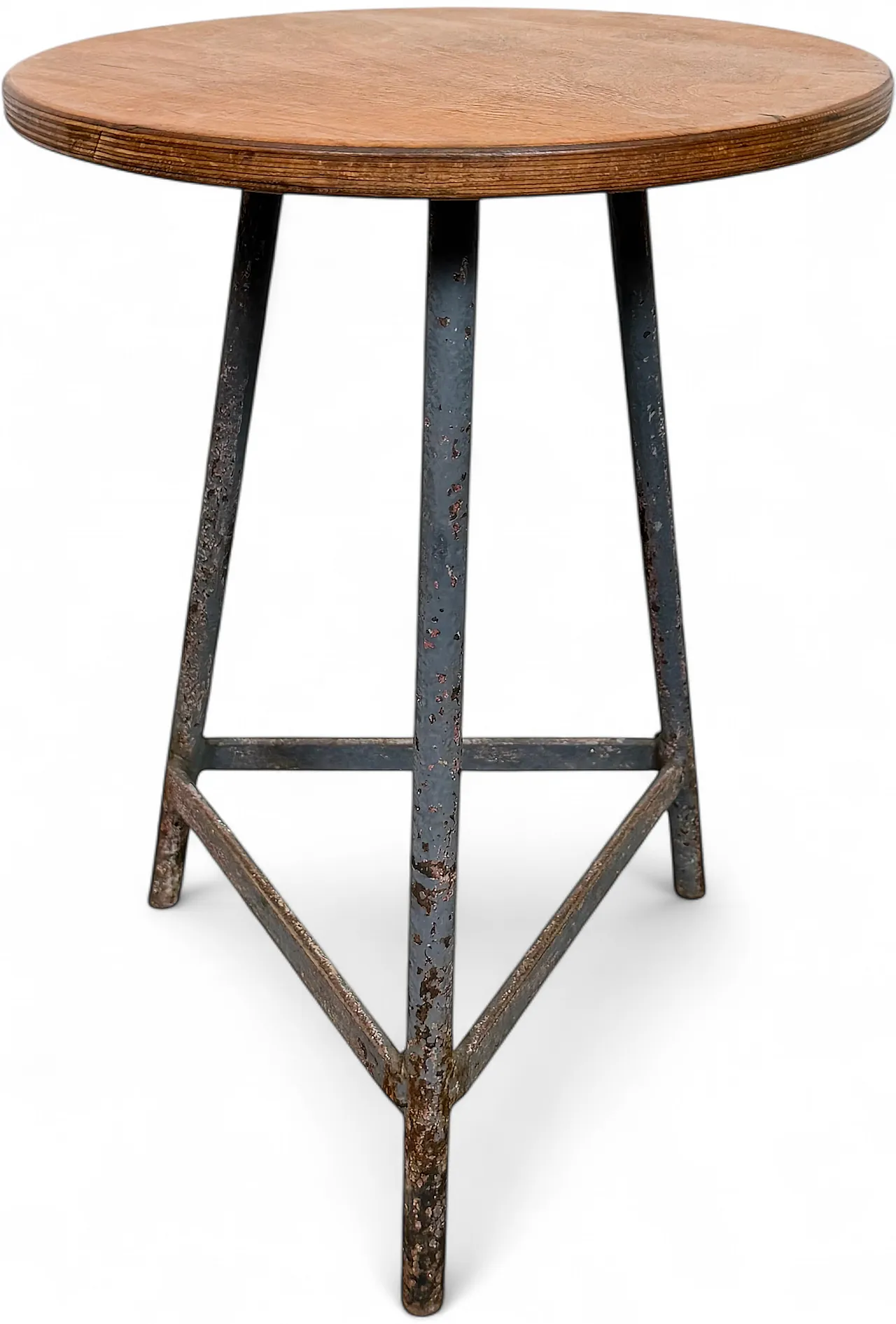 Grey Industrial Workshop Stool, 1960s 15