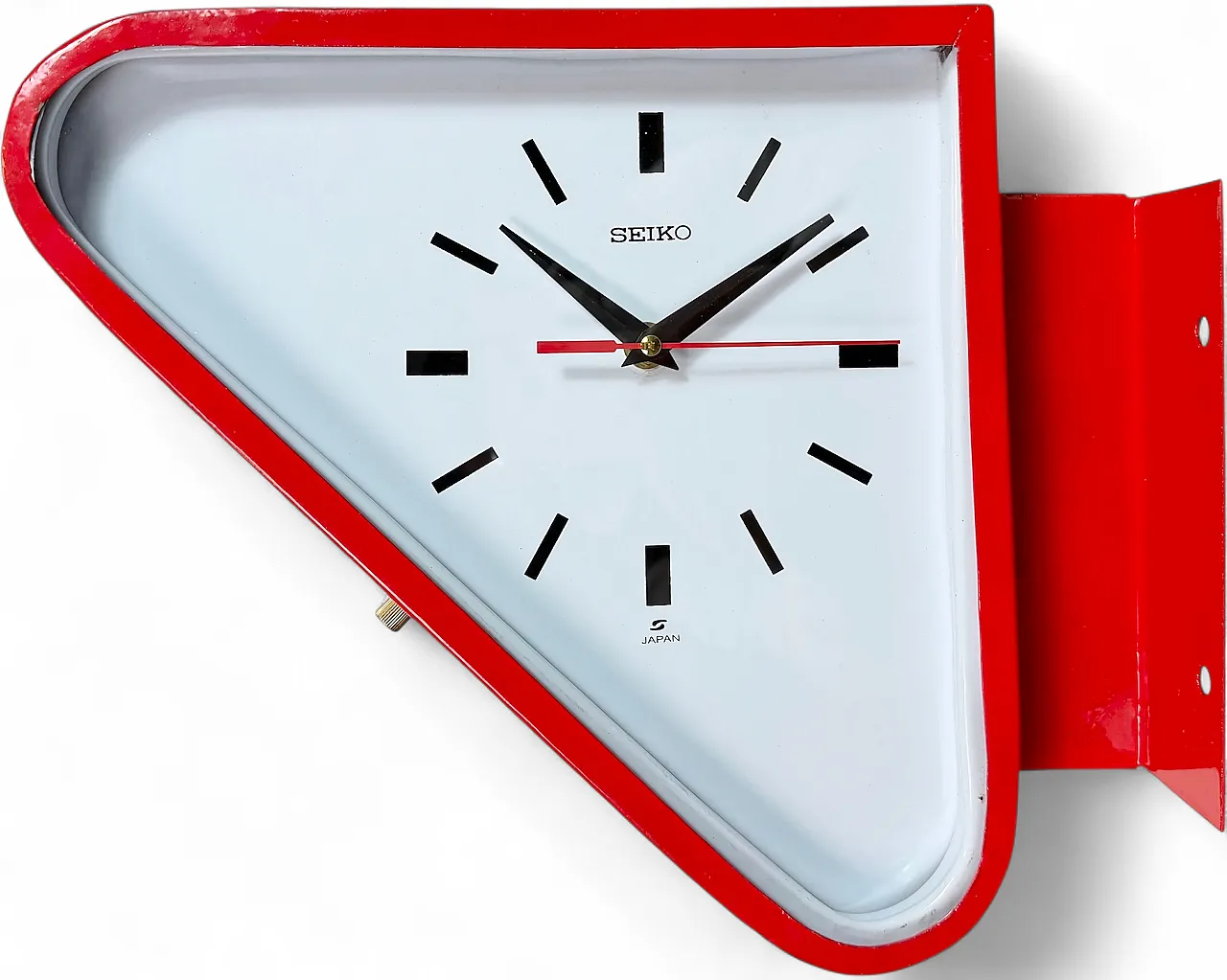 Vintage Red Seiko Ships Double-Sided Wall Clock, 1970s | intOndo