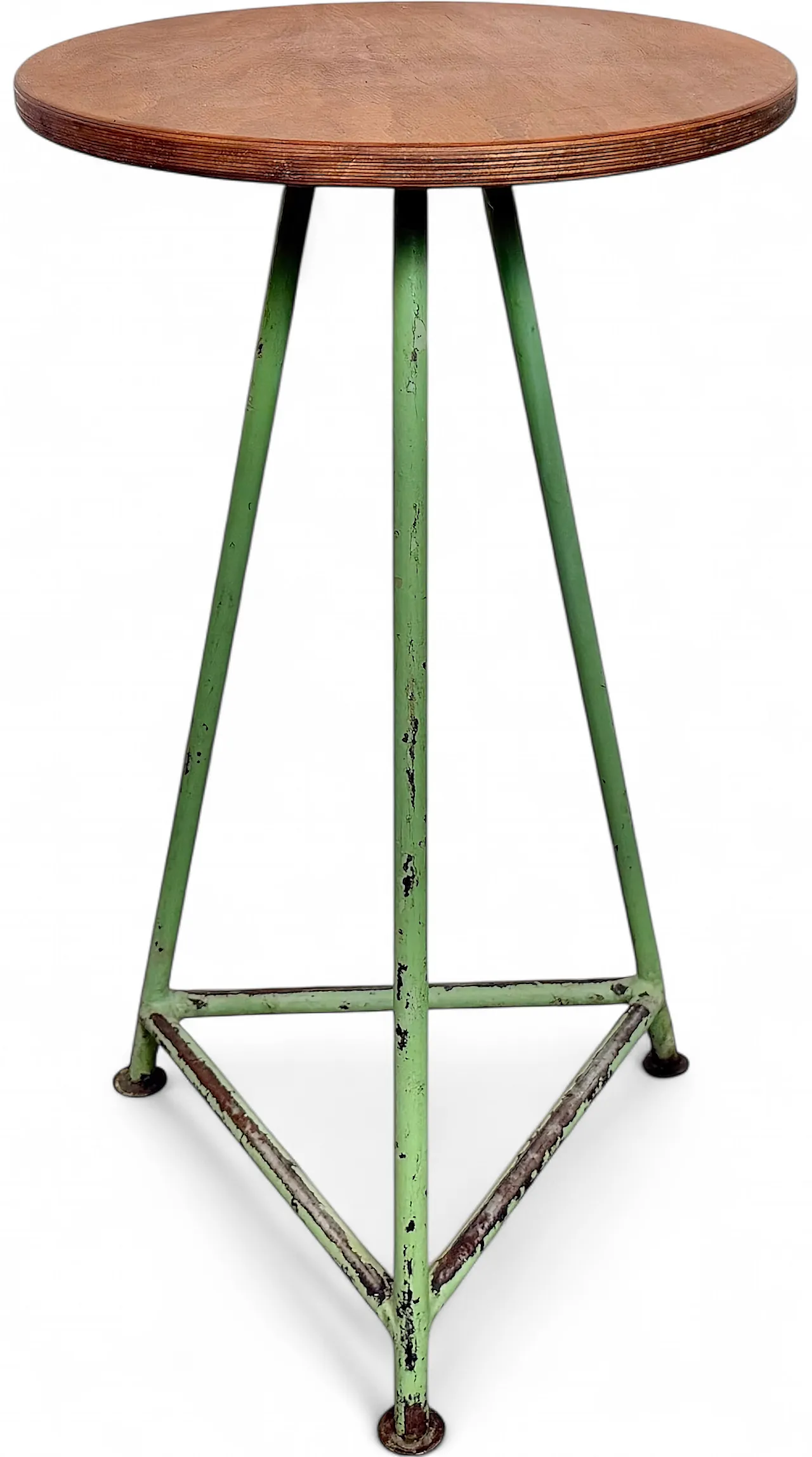 Green Industrial Workshop Stool, 1960s 15